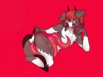 anthro butt canid canid_demon demon hellhound hi_res male mammal penis_tentacles sinnerdoggy solo tentacles 