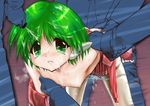  breast_grab censored cum cum_on_hair empty_eyes facial flat_chest gangbang grabbing green_eyes green_hair group_sex hechi multi non-web_source open_clothes open_shirt panties panty_pull penis pointless_censoring rape robot_ears school_uniform serafuku sex shirt short_hair solo_focus to_heart underwear 