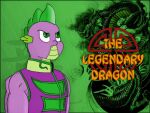  adult angry anthro dragon friendship_is_magic green hasbro invalid_tag legendary_dragon male male/male my_little_pony portrait solo spike-love spike_(mlp) warrior 