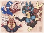  3_toes ahegao anal anal_penetration anthro blush bodily_fluids breasts cum cum_in_ass cum_in_pussy cum_inside ejaculation feet female genital_fluids genitals group hi_res holding_breast looking_pleasured lucario lying male male/female mega_evolution mega_lopunny meowstic mienshao nihilochannel nintendo on_back open_mouth pawpads paws penetration pikachu pink_pawpads pok&eacute;mon pok&eacute;mon_(species) pussy pussy_juice raised_paw sex sitting sketch sketch_page smoking smoking_pipe spread_legs spreading tears toe_curl toes tongue tongue_out vaginal vaginal_penetration video_games zoroark 