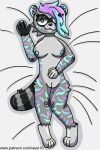  absurd_res anthro body_pillow breasts coon daki dakimakura_design dakimakura_pillow dakimakura_pose female genitals hi_res mammal pillow procyonid pussy raccoon raevi10 solo 