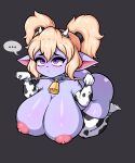  bdsm bell bell_collar big_breasts blonde_hair bondage bound breasts collar cowbell female hair huge_breasts league_of_legends marshort poppy_(lol) riot_games thick_thighs video_games yordle 