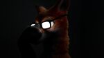  (software) 3d_(artwork) akaifox anime_glasses anthro canid canine claws digital_media_(artwork) eyewear fox fur gesture glasses hi_res male mammal maya meme middle_finger multicolored_ears paws reaction_image red_body red_fox red_fur simple_background smile smirk solo two_tone_ears 
