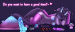  absurd_res ambiguous_fluids anal_beads anthro blush bovid breasts caprine dildo elemental_creature female female/female fungi_fauna fungus gesture goat hi_res mammal morusaart plug_(sex_toy) sex_toy solo suggestive suggestive_gesture suggestive_pose unknown_species vibrator 