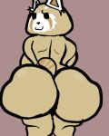  aggressive_retsuko ailurid animated anthro big_butt butt female fur looking_back mammal red_panda retsuko&#039;s_mother sanrio sassy_dolly shaking_butt solo thick_thighs twerking 