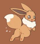  ambiguous_gender anus anus_only brown_body butt eevee feral hi_res looking_at_viewer nintendo pok&eacute;mon pok&eacute;mon_(species) raised_tail simple_background solo video_games wolfwithwing 
