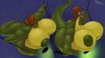  2022 amphibian anthro belly big_belly big_breasts big_butt bodily_fluids breasts butt clenched_teeth dragon erect_nipples eyes_closed fangs female hair holding_chain holding_object long_neck mona_lisa_(tmnt) multiple_images nipples nude obese obese_anthro obese_female open_mouth overweight overweight_anthro overweight_female rasied_tail salamander_(amphibian) shinysteel solo spread_arms sweat sweatdrop teeth tongue transformation wide_eyed 