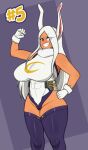  animal_humanoid big_breasts breasts clothed clothing female hair hi_res humanoid lagomorph lagomorph_humanoid legwear leporid_humanoid mammal mammal_humanoid miruko my_hero_academia pupils rabbit_humanoid scocks4you thigh_highs white_hair 