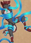  2022 anal anthro hi_res male masturbation oral rika solo sparks_barks suspended_in_midair tentacles tentacles_around_arms tentacles_around_legs tentacles_on_male 
