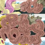  1:1 anthro discord_(mlp) equid equine female fluttershy_(mlp) friendship_is_magic hasbro hi_res horse hyper long_tongue male male/female mammal my_little_pony pegasus pony tongue wings 