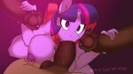  animated anthro collar fall_of_equestria female group light262 male male/female princess_twilight_sparkle_(mlp) sex_slave suck_cock trio 