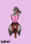  absurd_res all_fours anal anal_penetration andromorph disney female first_person_view hi_res humanoid intersex judy_hopps liafurr male male/female penetration solo submissive zootopia 