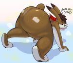  bodily_fluids butt butt_sniffing buttsniffing hare hi_res lagomorph leporid mammal monster monster_rancher monsterrancher musk rabbit rancher sniffing sweat tecmo 