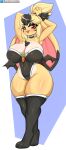  3_fingers 3_toes absurd_res anthro bat_wings big_breasts black_hair black_highlights blonde_hair breasts carrot chest_tuft choker cleavage clothed clothing digital_media_(artwork) eyebrows eyelashes eyeshadow feet female fingers food fur hair hi_res highlights_(coloring) huge_breasts jewelry kellote_(kyodashiro) kyodashiro lagomorph legwear leotard leporid long_ears looking_at_viewer makeup mammal membrane_(anatomy) membranous_wings multicolored_body multicolored_fur multicolored_hair navel necklace open_mouth plant ponytail rabbit red_eyes simple_background smile solo stockings succubus teeth thick_thighs thigh_highs toes tongue tuft two_tone_body two_tone_fur two_tone_hair vegetable white_body white_fur wide_hips wings yellow_body yellow_fur 