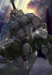  2022 abs anthro armor avian balls barazoku barefoot belt biceps big_balls big_muscles big_penis bird blaidd_(elden_ring) blazar bodily_fluids bottomwear canid canine canis cape claws clothed clothing cloud crouching detailed_background dripping elden_ring eyebrows feet foreskin fromsoftware fur genital_fluids genitals grass half-erect hi_res huge_balls huge_muscles huge_penis humanoid_feet humanoid_genitalia humanoid_penis lens_flare light looking_at_viewer male mammal melee_weapon muscular navel nipples obliques outside pants pecs penis plant plantigrade precum precum_drip presenting presenting_penis pubes scar sheathed_weapon signature sky smile smirk soles solo sword teeth topless topless_anthro topless_male tree tuft unconvincing_armor unzipped video_games weapon wolf 