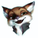  1:1 2021 anthro brown_body brown_fur canid canine clothed clothing digital_media_(artwork) eyebrows eyelashes fox fur green_eyes male mammal open_mouth simple_background smile teeth tongue waynlag white_background white_body white_fur 