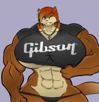  abs anthro biceps big_breasts big_muscles breasts clothing female hayakain huge_breasts lexi_(otterplop) lutrine mammal muscular muscular_female mustelid shirt solo t-shirt thong tight_clothing topwear under_boob underwear 