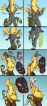  absurd_res anthro aroused assisted_exposure bikini bikini_bottom breast_imprints breast_squish breasts clothing comic cunnilingus eeveelution esophagus female female/female female_pred female_prey forced genitals girafarig head_first head_in_mouth hi_res holding_character holding_leg imprint in_throat internal larger_anthro larger_female long_neck long_tongue looking_pleasured nintendo omny87 oral oral_vore pok&eacute;mon pok&eacute;mon_(species) pussy questionable_consent reverse_forced_oral sex size_difference smaller_anthro smaller_female sound_effects squish swallowing swimwear tongue umbreon vaginal video_games vore willing_prey 
