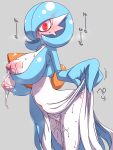  &lt;3 3:4 areola big_breasts big_butt big_hands blue_body blue_hair blue_skin blush bodily_fluids breasts butt cheek_tuft chest_spike clothed clothing clothing_lift dress dress_lift excessive_pussy_juice facial_tuft female gardevoir genital_fluids glistening glistening_hair glowing glowing_eyes green_clothing grey_background hair hanya hi_res japanese_text legs_together looking_at_viewer menacing_(disambiguation) mouthless nintendo nipple_slip nipples noseless orange_spikes pink_areola pink_nipples pok&eacute;mon pok&eacute;mon_(species) pseudo_clothing puffy_areola puffy_nipples pupils pussy_juice pussy_juice_leaking pussy_juice_on_leg red_eyes shiny_pok&eacute;mon short_hair simple_background solo spikes spikes_(anatomy) sweat sweatdrop sweating_profusely sweaty_breasts sweaty_nipples text tuft video_games white_clothing white_dress white_pupils wide_eyed 