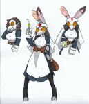  absurd_res anthro big_breasts breasts doctor fan_character female hi_res lagomorph leporid mammal nun nun_bun nun_bun_with_guns nurse pace-maker plague_doctor rabbit solo thick_thighs 