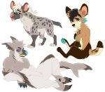  anthro black_claws black_eyebrows black_hair black_piercing blue_eyes blue_pawpads blue_sclera brown_body brown_ears brown_fur brown_spots brown_tail butt_tuft canid cheek_tuft chest_tuft claws dark_body dark_ears dark_fur dark_spots dark_tail_tip dipstick_ears dipstick_tail ear_piercing ear_ring elbow_tuft eyebrows facial_piercing facial_spots facial_tuft fangs featureless_crotch feral fur glistening glistening_eyes grey_body grey_fur grey_hair grey_piercing grey_tail grey_toes hair half-closed_eyes hyaenid looking_aside male mammal mane markings multicolored_ears multiple_images narrowed_eyes neck_tuft nose_piercing nose_ring nude pawpads piercing pink_inner_ear pink_nose pink_tongue princelykaden reclining ring_piercing sad septum_piercing septum_ring shoulder_tuft simple_background sitting solo spots spotted_body spotted_ears spotted_face spotted_fur spread_legs spreading stud_piercing tail_markings tan_body tan_fur tan_tail toeless_(marking) tongue tongue_out tuft white_background white_mane 