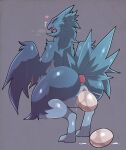  &lt;3 2022 anivia_(lol) anthro anus areola autolactation avian big_areola big_breasts big_butt bird black_sclera blue_body blue_feathers blush bodily_fluids breasts butt crouching dripping egg feathers female forehead_gem genital_fluids hi_res lactating league_of_legends looking_back looking_pleasured oviposition pink_anus pink_areola pink_eyes puffy_anus pussy_juice pussy_juice_drip riot_games sepiruth solo tail_feathers thick_thighs tongue tongue_out video_games wide_hips winged_arms wings 