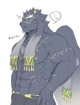  abs anthro black_body black_fur bottomwear clothing felid fur hi_res izm_rm7 lifewonders male mammal muscular muscular_anthro muscular_male nipples pantherine pants pecs scar shirtless solo tezcatlipoca tokyo_afterschool_summoners video_games wings 