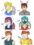  abigail_(stardew_valley) alternate_species anthro avian bovid bovine bust_portrait canid canine cattle clothed clothing crossgender dragon emily_(stardew_valley) eyewear fox ftm_crossgender fully_clothed furrification fuze glasses haley_(stardew_valley) hi_res lagomorph leah_(stardew_valley) leporid male mammal maru_(stardew_valley) multiple_images penny_(stardew_valley) portrait rabbit scalie shirt simple_background solo stardew_valley tank_top text topwear vest western_dragon white_background 