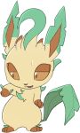  3_fingers 3_toes alpha_channel ambiguous_gender brown_eyes brown_nose eeveelution feet feral fingers fur furyraptor23 hi_res leafeon nintendo open_mouth pawpads paws pok&eacute;mon pok&eacute;mon_(species) simple_background solo standing tan_body tan_fur toes transparent_background video_games 