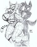  akatsukishiranui-fox anthro clothing cosplay costume duo felid female hedgewolf hi_res male male/female mammal pantherine sex shiva_(oc) spider-man_suit tiger 