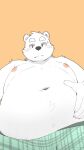 2023 anthro bear belly big_belly black_nose clothing hi_res humanoid_hands kemono male mammal menmen_kesinn moobs navel nipples overweight overweight_male simple_background solo underwear