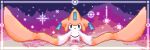  1other blue_eyes border colored_skin commentary_request floating free_butterfree full_body highres jirachi looking_at_viewer other_focus pixel_art pokemon pokemon_(creature) purple_background solo straight-on white_border white_skin 