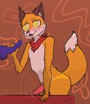 absurd_res anthro canid canine fox girly hi_res luis-kia male male/male mammal milshi solo