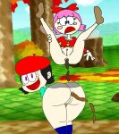  adeleine highres kirby_(series) kirby_64 non-web_source parody poop ribbon_(kirby) scat toon_(style) 