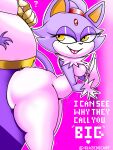  against_surface against_wall anthro big_butt big_the_cat blaze_the_cat blazedscarf butt duo female grinding hi_res imminent_sex male male/female sega sonic_the_hedgehog_(series) text thick_thighs wide_hips 