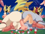  absurd_res anal anal_penetration animal_genitalia animal_penis anus balls bdsm big_butt bondage bound butt canid canine canine_penis crowned_shield_zamazenta crowned_sword_zacian detailed_background disembodied_penis duo erection fellatio feral genitals hi_res knot legendary_pok&eacute;mon male male/male male_penetrated male_penetrating male_penetrating_male mammal nikkibunn nintendo oral oral_penetration penetration penile penis pok&eacute;mon pok&eacute;mon_(species) rear_view sex thick_thighs video_games zacian zamazenta 