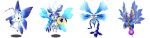  antennae arthropod_girl black_eyes bug butterfly butterfly_wings digimon digimon_adventure digimon_adventure:_last_evolution_kizuna eosmon_adult eosmon_perfect eosmon_ultimate exoskeleton floating hexagon highres insect_wings morphomon official_art simple_background white_background wide_image wings 