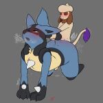absurd_res anthro blush doggystyle duo female from_behind_position generation_2_pokemon generation_4_pokemon hi_res larger_female larger_penetrated lucario male male/female mr.smile nintendo penetration pokemon pokemon_(species) sex size_difference smaller_dom smaller_male smeargle