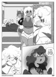  anthro bed breasts cleavage clothed clothing comic cricetid english_text felid female furniture hamster hi_res hybrid lagomorph larger_male leporid liger lion male mammal nimzy noms_(nimzy) pantherine rabbit rodent size_difference text tobi_(nimzy) url 