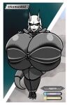  aggron anthro big_breasts bikini bikini_top breasts clothing female hand_on_breast hi_res huge_breasts hyper hyper_breasts mole_on_breast multifaker5 nintendo pok&eacute;mon pok&eacute;mon_(species) solo swimwear video_games 