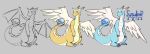 blue_eyes dragon dragonite feathers furufoo generation_1_pokemon hi_res horn nintendo pearl_(disambiguation) pokemon pokemon_(species) prehensile_tail redesign scalie wanda_(furufoo) wings