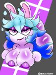  big_breasts big_butt blazedscarf breast_squish breasts butt crossover eyeshadow female ghost hi_res lagomorph leporid makeup mammal mario_bros mario_plus_rabbids_kingdom_battle mario_plus_rabbids_sparks_of_hope nintendo rabbit raving_rabbids rayman_(series) solo spirit squish thick_thighs ubisoft video_games wide_hips 