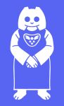  2022 anthro boss_monster bovid caprine clothing clyde_(discord) delta_rune_(emblem) discord_(app) dress female fusion goat mammal silverscarf solo standing symbol toriel undertale undertale_(series) video_games 