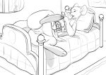 2024 anthro anus balls bed bedroom clothing clothing_pull disney duo female furniture genitals greyscale hi_res incest_(lore) kanga kangaroo kissing macropod male male/female mammal marsupial monochrome mother_(lore) mother_and_child_(lore) mother_and_son_(lore) parent_(lore) parent_and_child_(lore) parent_and_son_(lore) penis pillow pussy roo_(winnie_the_pooh) shirt shirt_pull shirt_pulled_down son_(lore) topwear topwear_pull winnie_the_pooh_(franchise) wugi