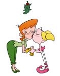 cartoon_network dexter&#039;s_laboratory female female/female incest_(lore) mistletoe plant