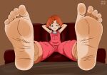  1girl barefoot feet foot_focus frances_(sonic_x) highres salmo_baliki sonic_(series) sonic_x 