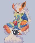  absurd_res anal anal_penetration animal_genitalia animal_penis arcanine ashfordkingston balls big_balls blush bodily_fluids breath canid canine canine_genitalia canine_penis cum cum_in_ass cum_inside cum_while_penetrated duo eyes_closed feral feral_on_feral generation_1_pokemon generation_3_pokemon genital_fluids genitals hi_res knot knotting male male/male male_penetrated male_penetrating male_penetrating_male mammal manectric nintendo orgasm pawpads paws penetration penis pokemon pokemon_(species) sex simple_background size_difference 