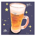  absurdres alcohol beer beer_mug cup drink food food_focus highres mug no_humans original star_(symbol) takisou_sou 