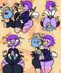  ahegao animal_crossing anthro avian big_butt bird bottomless bubble_butt butt clothed clothing comic dominant dominant_intersex duo eye_roll facesitting fan_character female half-closed_eyes hi_res implied_futanari implied_oral intersex intersex/female kissing klutzatdusk looking_back looking_pleasured narrowed_eyes nintendo oral oral_penetration ostrich penetration queenie_(animal_crossing) ratite sitting_on_another thick_thighs 