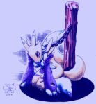  2003 anthro bandai_namco bdsm bondage bound breasts chain chained_up digimon digimon_(species) female renamon sawblade_(artist) solo 